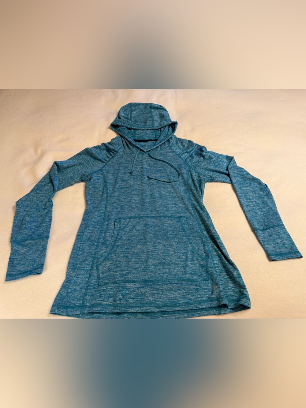 Hannah Teal Hooded Utility Sweater